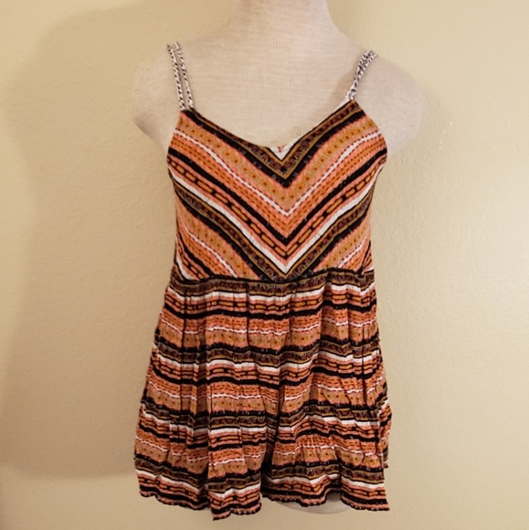Xhilaration Pants - Xhilaration orange pink romper XS